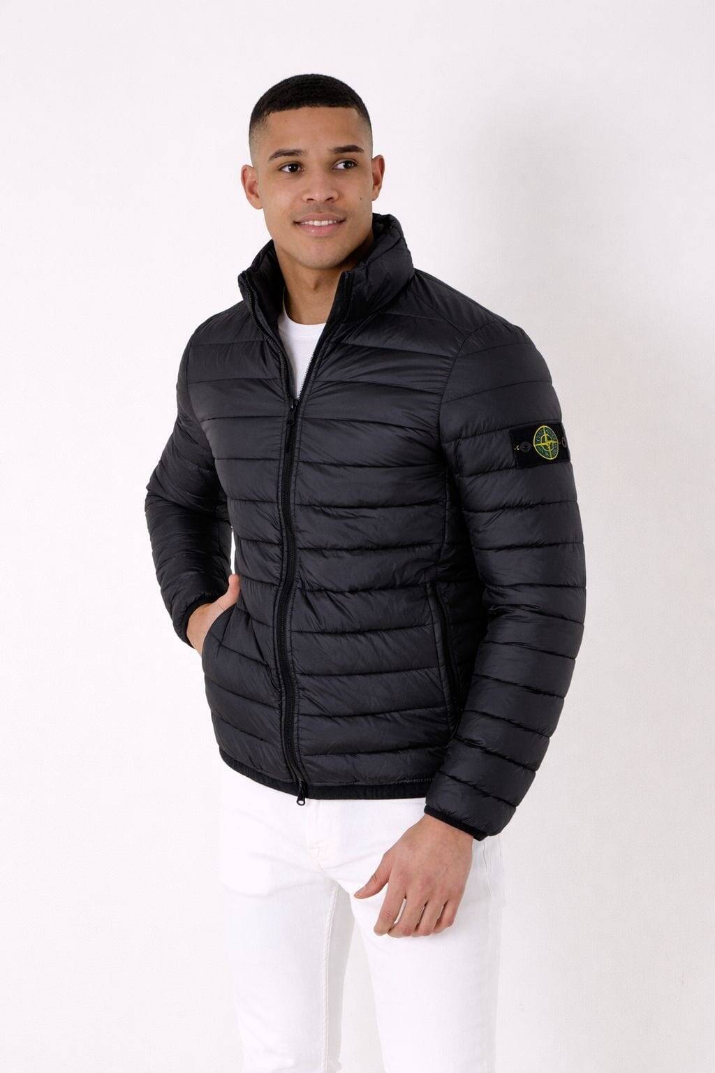 Stone Island Puffer Jacket- Black