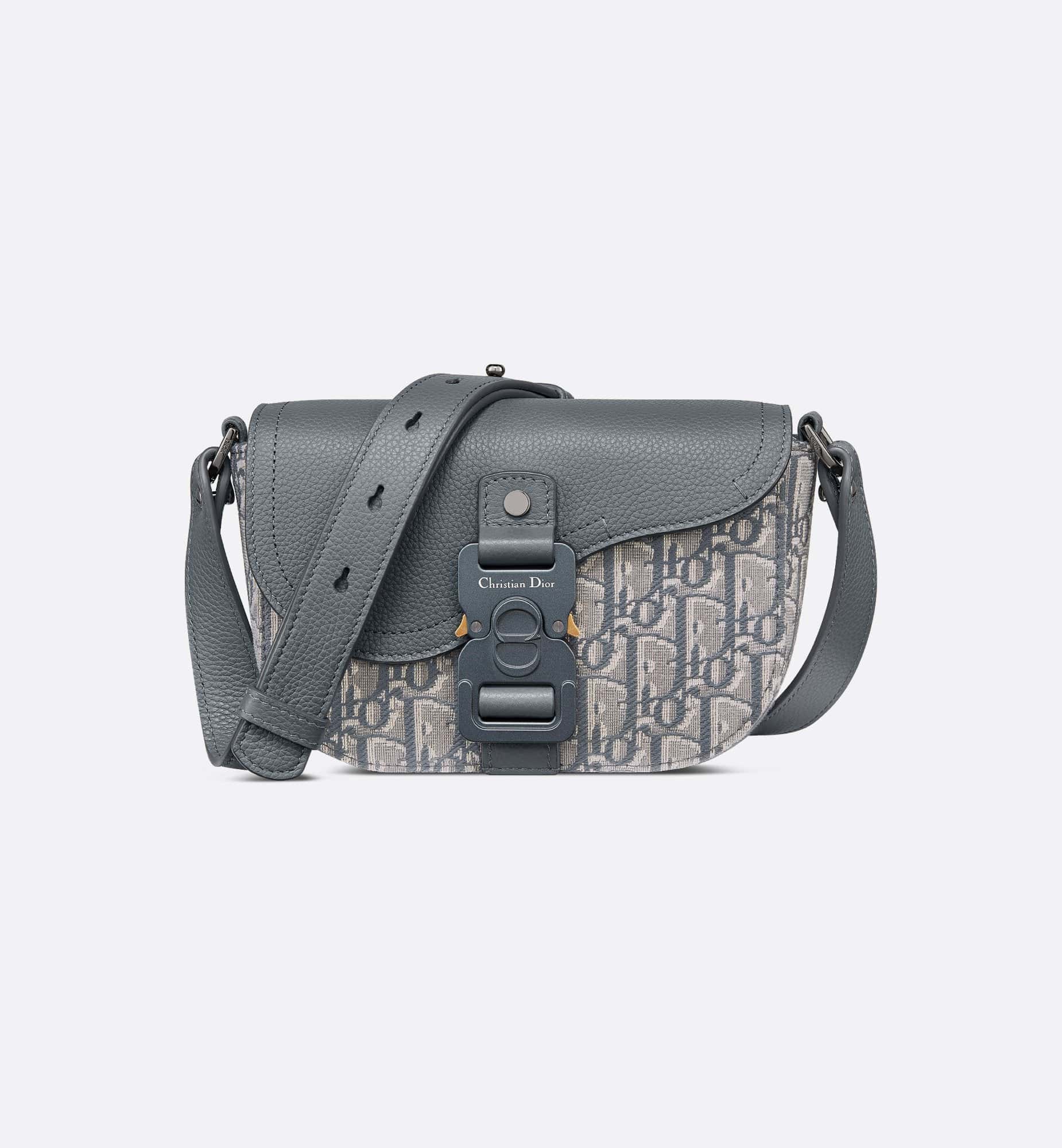 Dior Saddle Bag Mini- Grey