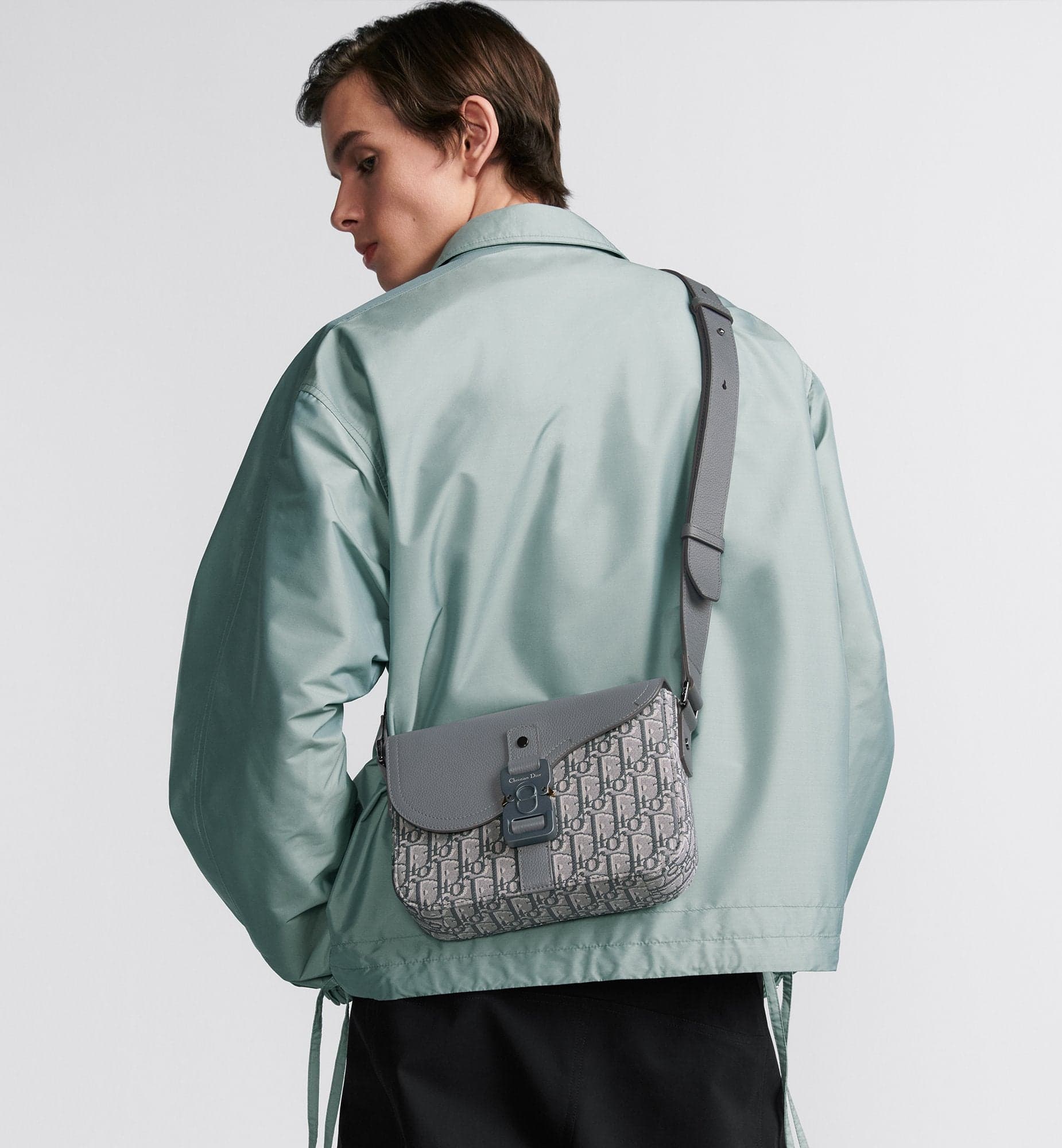 Dior Saddle Bag - Grey