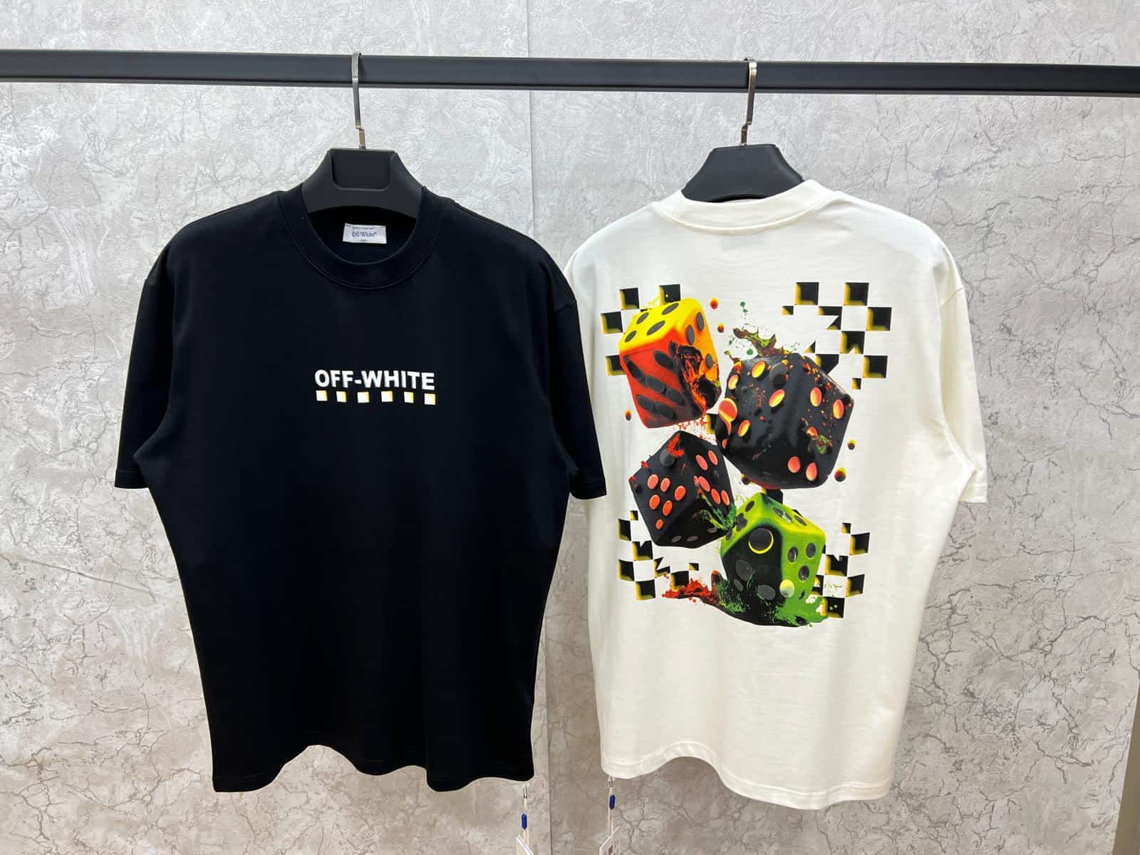 Off White Shirt - Black