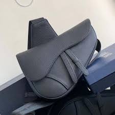 Dior Saddle Bag - Black Leather